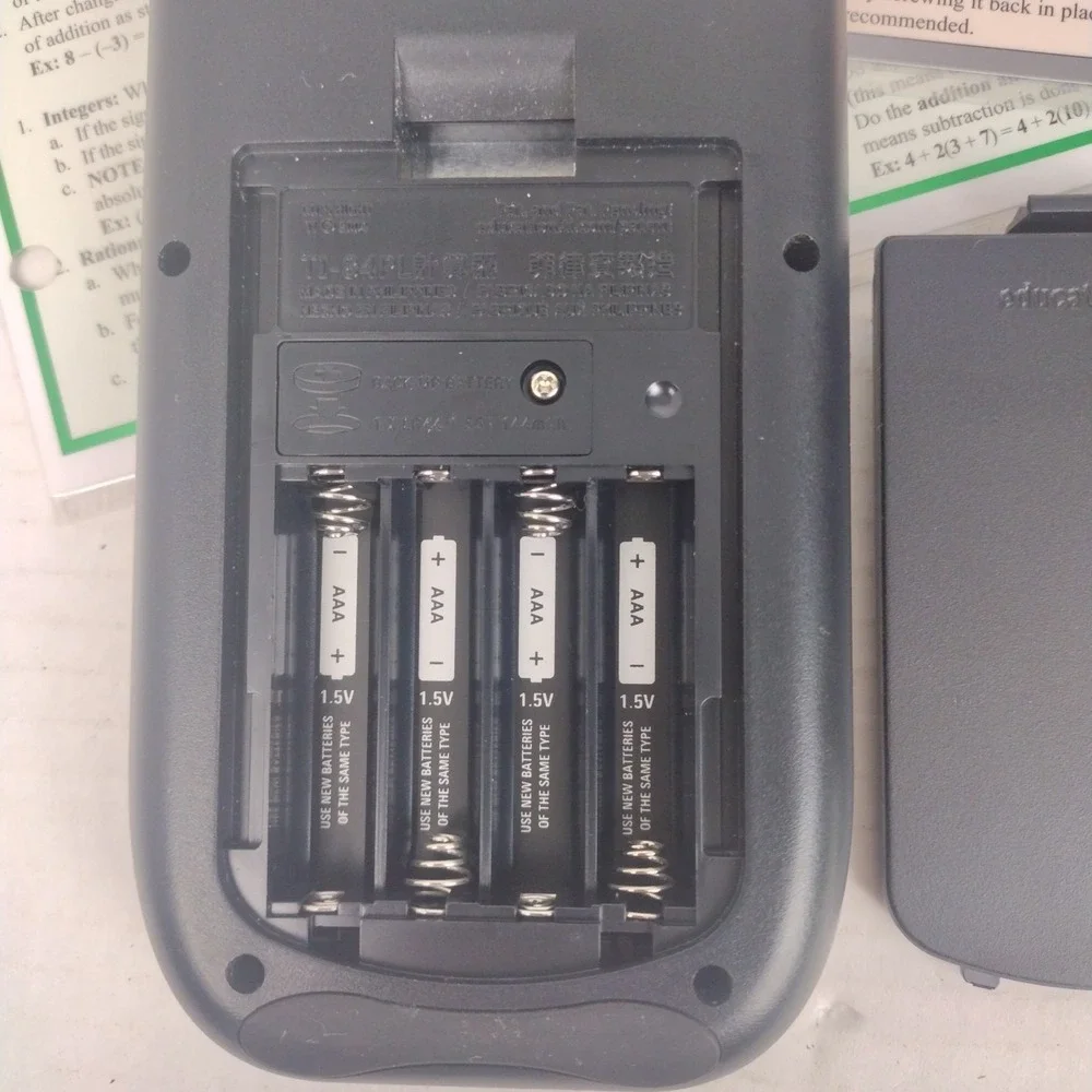 Texas Instruments TI-84 Plus Graphing Calculator w/ Slide Cover Tested Works